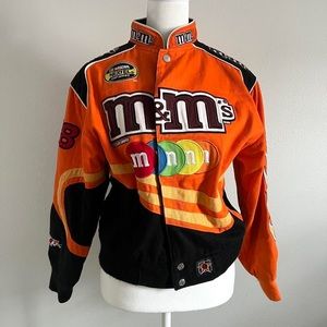 Orange M&M Nascar jacket by JH design